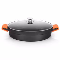 Orbegozo CDB 1040, Rond, Poêle polyvalente, Noir, Orange, 230 °C, Aluminium, 10,5 L