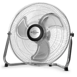 Orbegozo PW 1245 ventilateur Noir, Acier inoxydable