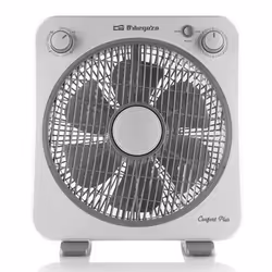Orbegozo BF 0138, Ventilateur à lame domestique, Gris, Blanc, Sol, Secteur, 40 W, 230 V