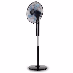 Orbegozo SF 0244, Ventilateur à lame domestique, Noir, Bleu, Sol, 90°, Secteur, 55 W