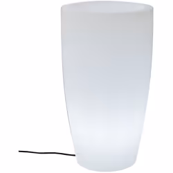 Description générale Le pot de fleurs lumineux cylindrique de 90 cm de hauteur et 40 cm de diamètre est un choix moderne et é ...