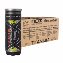 Carton de 24 tubes de 3 balles Pro Titanium