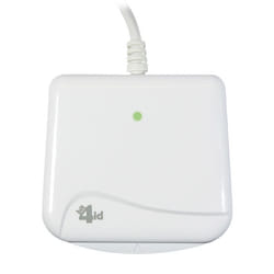 Bit4id miniLector EVO lecteur de carte magnétique Blanc USB