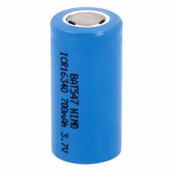 Pile Rechargeable 700ma 3,7v Lc16340 Nimo Ø16x34mm (diamètre/hauteur)