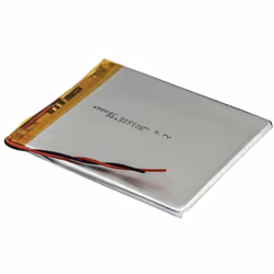 Capacité : 4000mAh Tension : 3,7V La technologie : Li-Polymère, avec unité de contrôle La taille : 80,0x97,0x4,5mm Garantie : ...