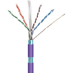 Câble Ftp Cat6 Rigid Cu Lszh Eca Violet (305m) Wir9079
