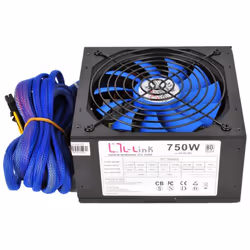 L-Link LL-PS-750-80+ unité d'alimentation d'énergie 750 W 20+4 pin ATX Noir