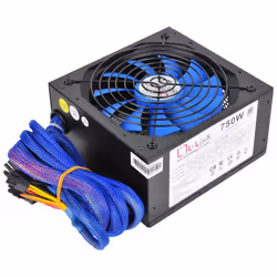 L-Link LL-PS-750-80+ unité d'alimentation d'énergie 750 W 20+4 pin ATX Noir