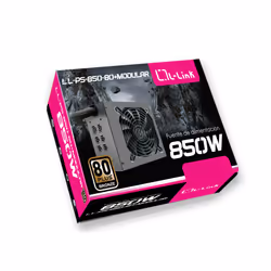 L-Link LL-PS-850-80+MODULAR unité d'alimentation d'énergie 850 W 20+4 pin ATX ATX Noir