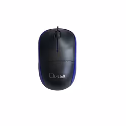 L-Link LL-2080-A, Ambidextre, Optique, USB Type-A, Noir, Bleu