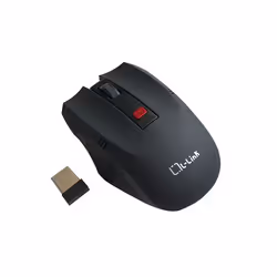 L-Link LL-2095-N, Droitier, Optique, RF sans fil, 1600 DPI, Noir