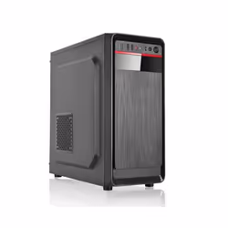 L-Link KLUSTER, Tower, PC, Noir, micro ATX, Plastique, Acier, 16 cm