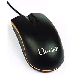 Souris Optique Filaire - L-LINK - Ergonomique - Capteur Précis - Connexion USB 2.0 - Pour Droitiers et Gauchers