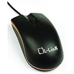 Souris Optique Filaire - L-LINK - Ergonomique - Capteur Précis - Connexion USB 2.0 - Pour Droitiers et Gauchers