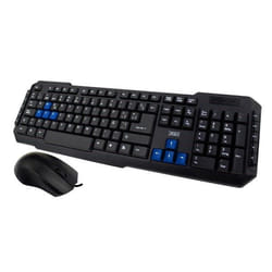3GO COMBODRILE2 clavier Souris incluse USB Noir