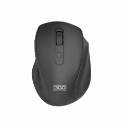 3GO MWTAXI, Droitier, Optique, RF Wireless + USB Type-A, 1600 DPI, Noir
