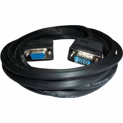 3GO 10m VGA M/FM, 10 m, VGA (D-Sub), Noir, Mâle/Femelle, VGA