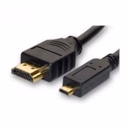 3GO CMHDMI, 1,8 m, HDMI Type A (Standard), HDMI Type D (Micro), Noir