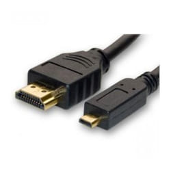 3GO CMHDMI câble HDMI 1,8 m HDMI Type A (Standard) HDMI Type D (Micro) Noir