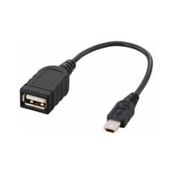 3GO AUSB-MINIUSB câble USB USB 2.0 USB A Mini-USB A Noir