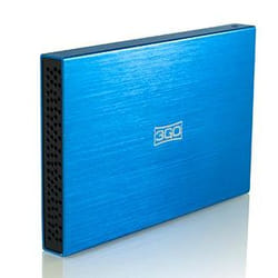 3GO HDD25BL13 Boîtier de disques de stockage Bleu 2.5"