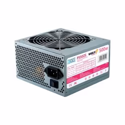 3GO PS502S, 500 W, 20+4 pin ATX, PC, ATX, Acier inoxydable, Actif