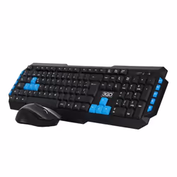 3GO COMBODRILEH2 clavier Souris incluse USB QWERTY Noir