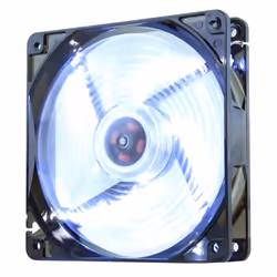 NOX NXCFAN120LW, Ventilateur, 12 cm, 1200 tr/min, 19 dB, Noir, Blanc