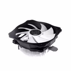 NOX H-112 Processeur Ventilateur 12 cm Aluminium, Noir, Blanc