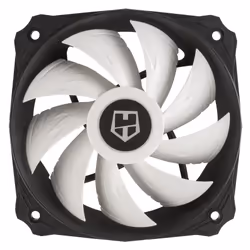 NOX H-212 Processeur Refroidisseur 12 cm Aluminium, Noir, Blanc 1 pièce(s)