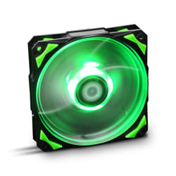 NOX H-Fan LED Boitier PC Ventilateur 12 cm Noir, Vert, Blanc