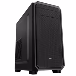 NOX Coolbay MX2, Mini Tower, PC, Noir, micro ATX, Métal, Plastique, 16 cm