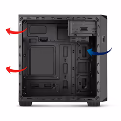 NOX Coolbay MX2 Mini Tower Noir - Vue supplémentaire 6