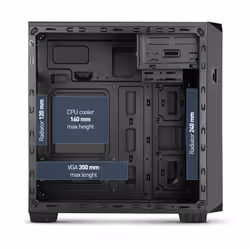 NOX Coolbay MX2 Mini Tower Noir - Vue supplémentaire 7