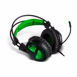 BG Xonar-X6, Avec fil, Jouer, 20 - 20000 Hz, 330 g, Casque, Noir, Vert