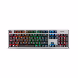 Krom Kernel, Taille réelle (100 %), Avec fil, USB, Clavier mécanique, LED RGB, Noir