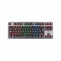 Krom Kernel TKL, Taille réelle (100 %), Avec fil, USB, Clavier mécanique, LED RGB, Noir