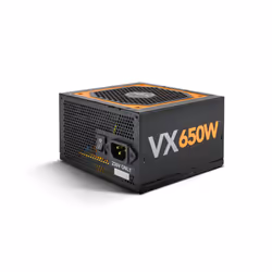 NOX Urano VX Bronze Edition unité d'alimentation d'énergie 650 W 20+4 pin ATX ATX Noir, Orange