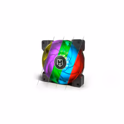 NOX H-SYNC Boitier PC Ventilateur 12 cm Noir, Transparent