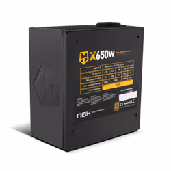 NOX Hummer X650W unité d'alimentation d'énergie 650 W 24-pin ATX ATX Noir