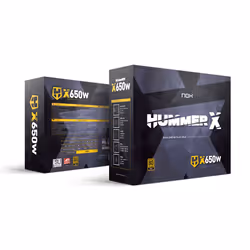 NOX Hummer X650W unité d'alimentation d'énergie 650 W 24-pin ATX ATX Noir - Vue supplémentaire 5