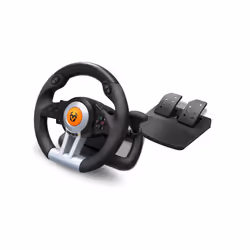 Krom K-Wheel Noir USB Volant + pédales Analogique/Numérique PlayStation 4, Playstation, Playstation 3, Xbox One