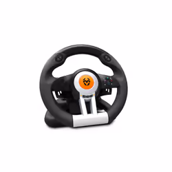 Krom K-Wheel Noir USB Volant + pédales Analogique/Numérique PlayStation 4, Playstation, Playstation 3, Xbox One