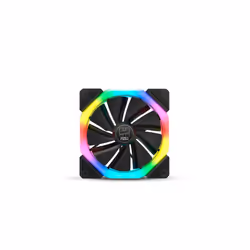 NOX D-Fan, Ventilateur, 12 cm, 1100 tr/min, 22 dB, 32 cfm, Noir