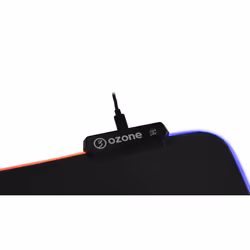 Ozone Ground Level Pro Spectra Tapis de souris de jeu Noir