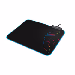 Krom Knout RGB Tapis de souris de jeu Noir
