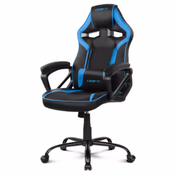 DRIFT DR50 Siège de jeu sur PC Siège capitonné Noir, Bleu