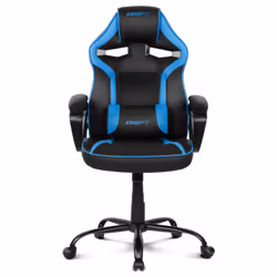 DRIFT DR50 Siège de jeu sur PC Siège capitonné Noir, Bleu