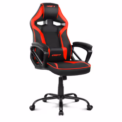 DRIFT DR50, Siège de jeu sur PC, 120 kg, Siège capitonné, Dossier capitonné, PC, Noir