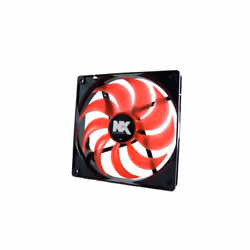 NOX NX140, Ventilateur, 14 cm, 900 tr/min, 16,2 dB, 46,5 cfm, Noir, Rouge